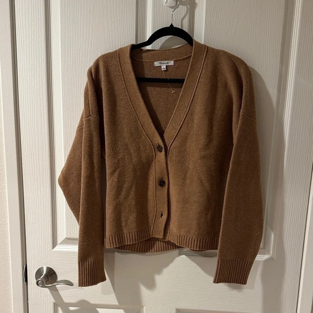 Madewell Wool Blend Cinched Cardigan - Picture 2 of 5